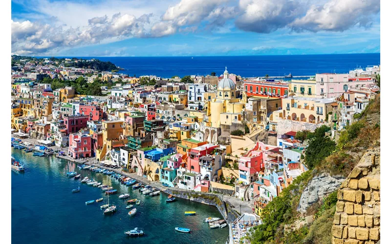 Procida iconica, da cartolina