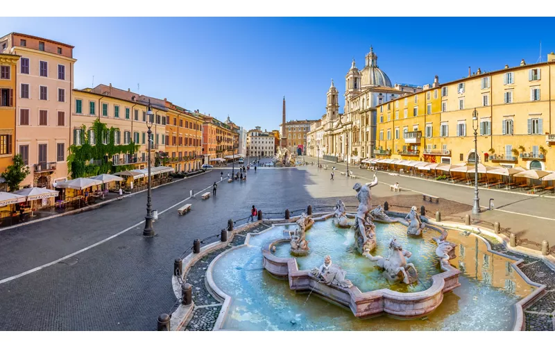 Vista aerea di Piazza Navona