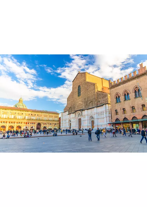 Piazza Maggiore e Basilica di San Petronio - Bologna, Emilia-Romagna