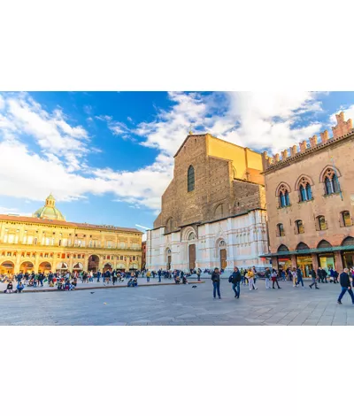 Piazza Maggiore and  Basilica of San Petronio - Bologna, Emilia-Romagna