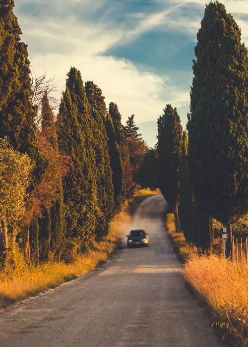 La Toscana en coche a través de la naturaleza, el arte y los sabores únicos