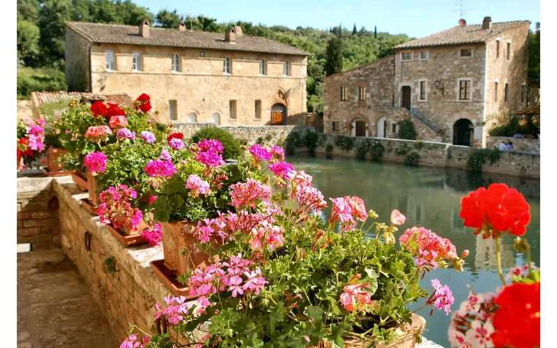 San Quirico d'Orcia und Bagno Vignoni