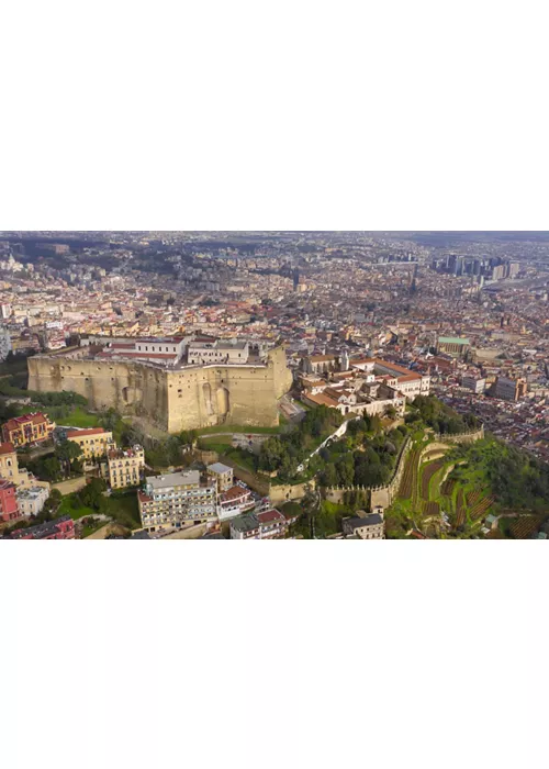 Louis Vuitton and the steps that lead up from the store in Via dei Mille in  Naples, Italy