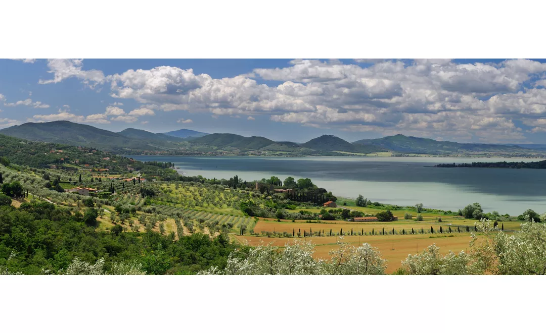 Vista panoramica sul Lago Trasimeno