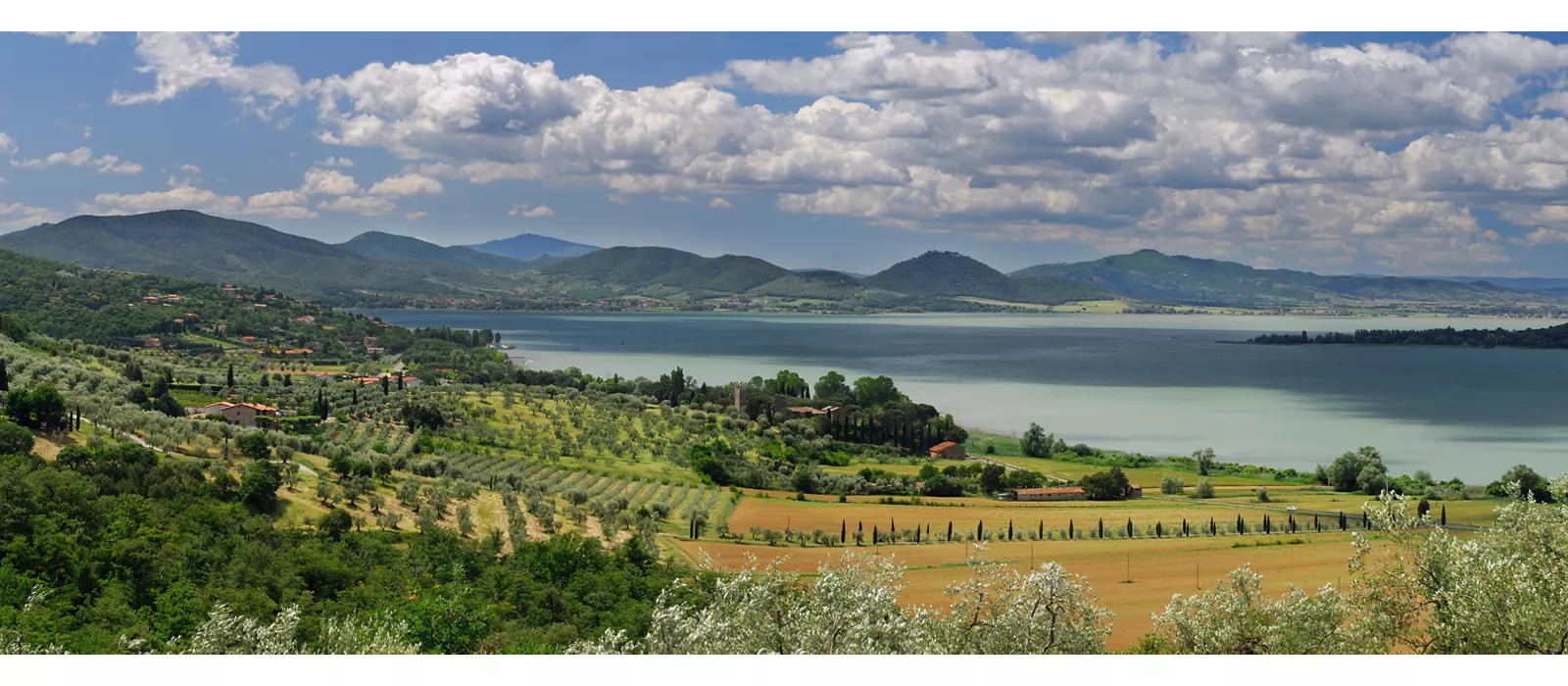 Vista panoramica sul Lago Trasimeno