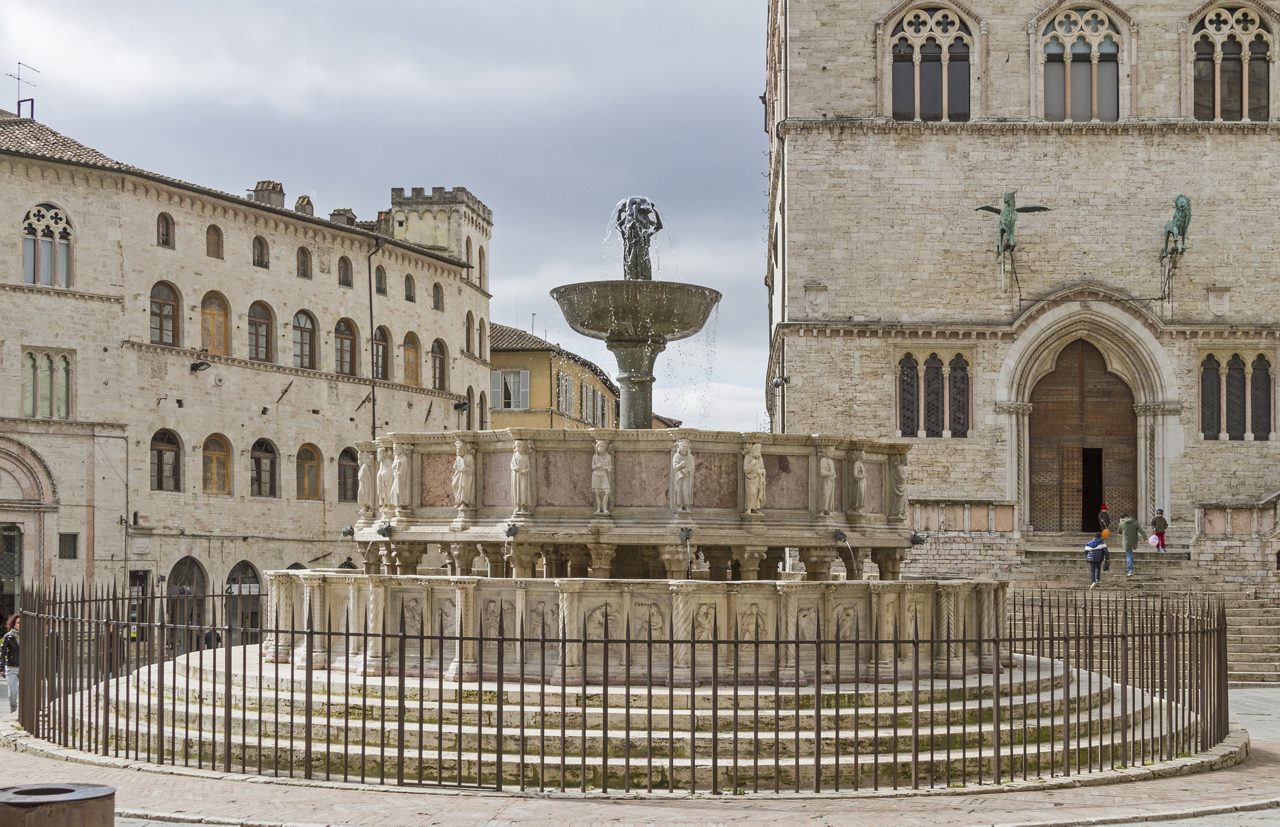 Fontana Maggiore on  Piazza 4 Novembre in Perugia