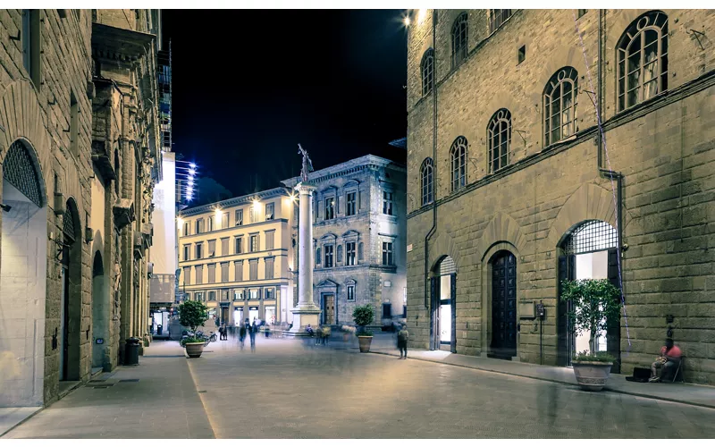 The luxury boutiques of Via Tornabuoni