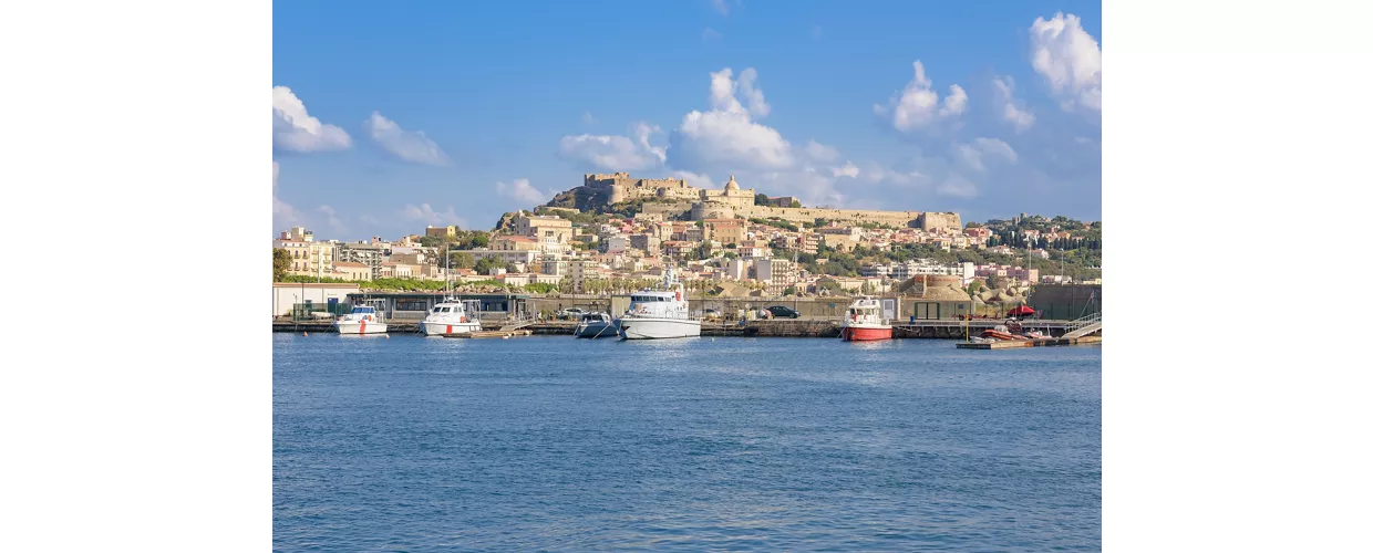 View of Milazzo from the sea