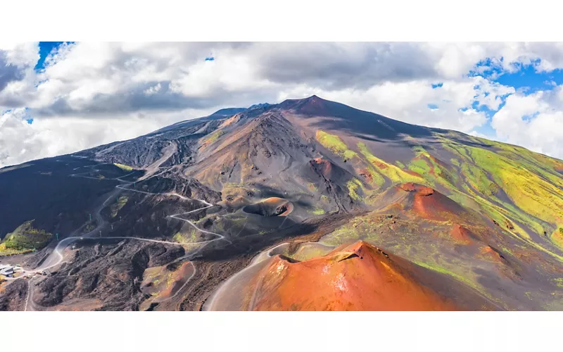 The lunar landscape on Mount Etna