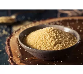Foto di un piatto di cous cous.