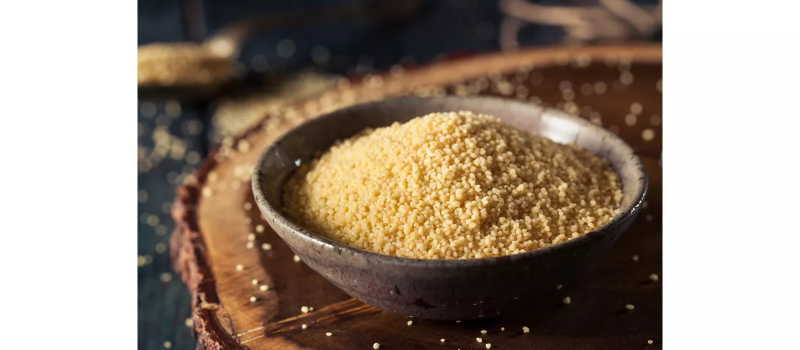 Foto di un piatto di cous cous.
