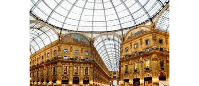 Il passaggio coperto della Galleria Vittorio Emanuele II