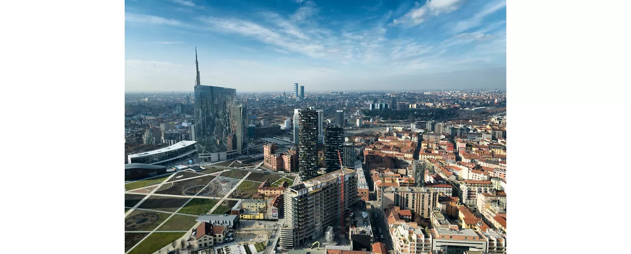 Vista dallalto di Porta Nuova