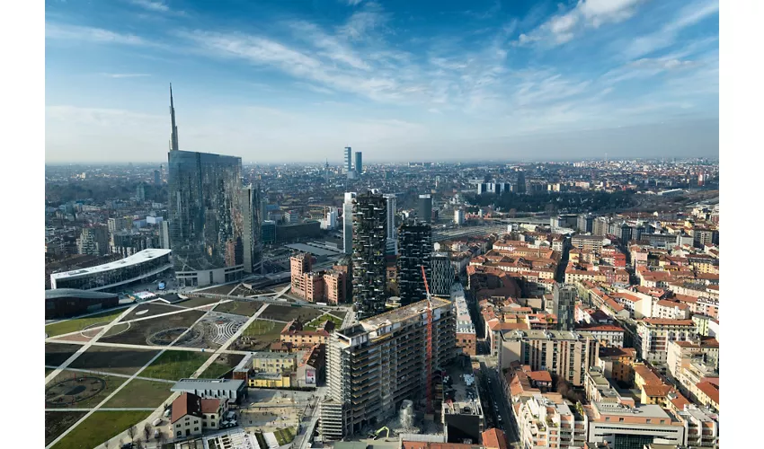 Vista dallalto di Porta Nuova
