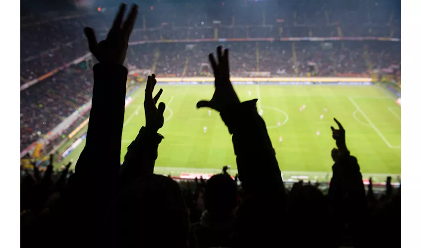 Tifosi allo stadio