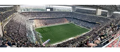 Lo Stadio Meazza San Siro durante una partita