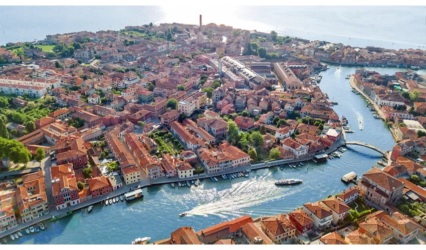 Vista aerea dellisola di Murano