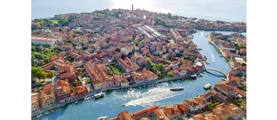 Vista aerea dellisola di Murano