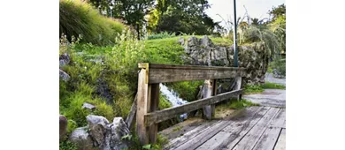 Bridge in in the Gardens