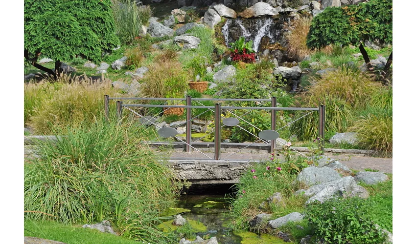 One of the paths in the Gardens