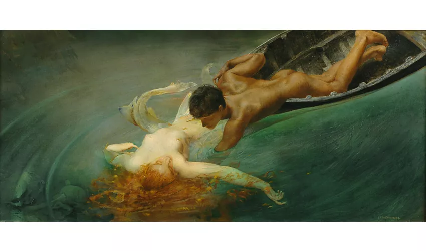 La Sirena (Abissi verdi) Giulio Aristide Sartorio