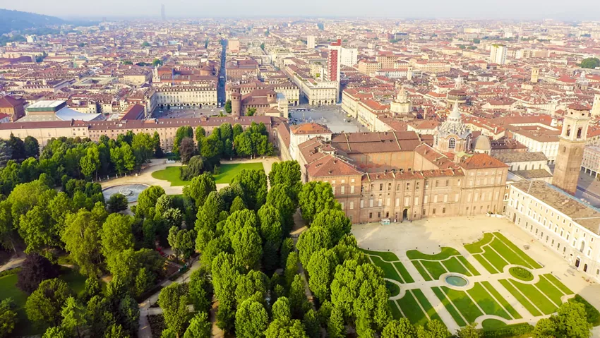 Royal gardens of Torino