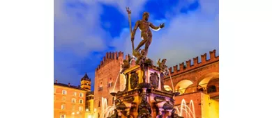 Fontana del Nettuno allimbrunire