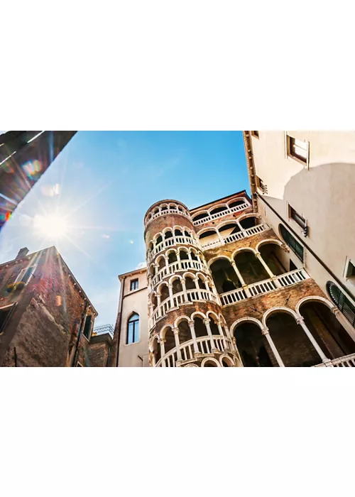 Palazzo Contarini del Bovolo with arch spiral staircase in Venic