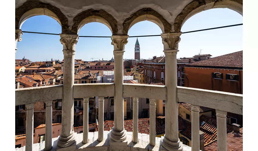 Vista dalla terrazza della Scala Contarini del Bovolo