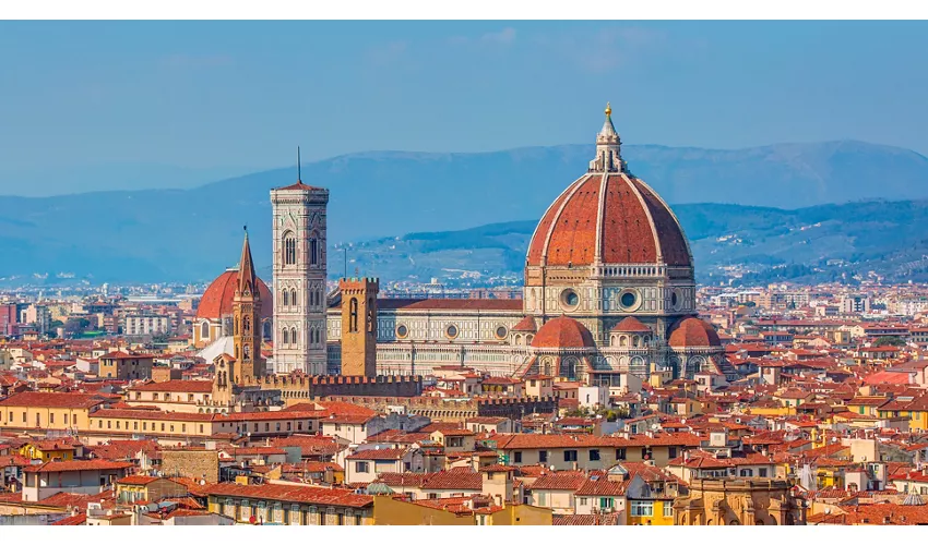 Vista della Cattedrale di Santa Maria del Fiore