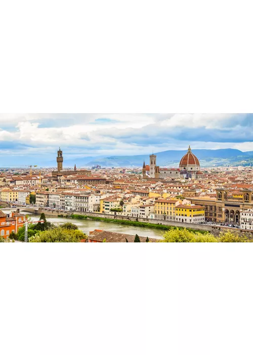 Foto della veduta di Firenze.