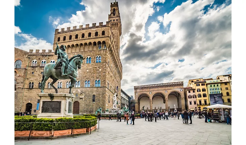 The Piazzas of Florence Italy