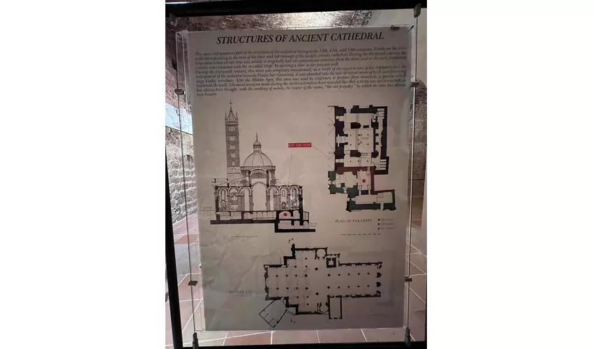Crypte de la cathédrale de Sienne