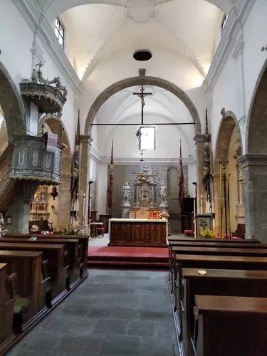 Pfarrkirche Santa Maria di Gorto/Plêf von Sante Marie in Guart