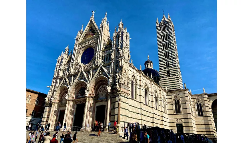 Fußboden des Doms von Siena