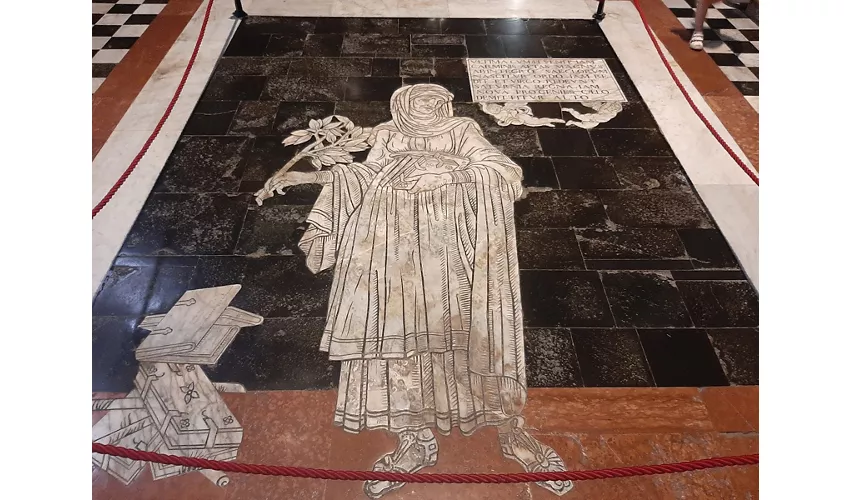 Fußboden des Doms von Siena