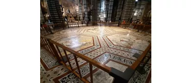 Fußboden des Doms von Siena