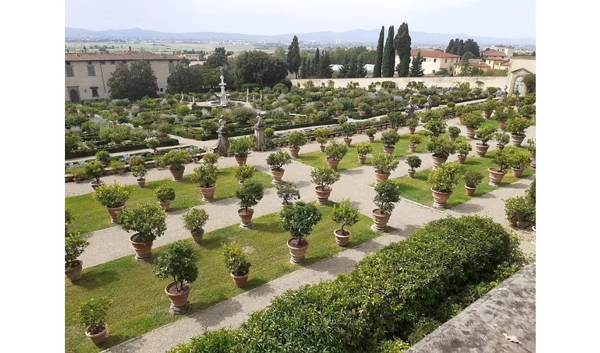Garten der Villa Medicea di Castello