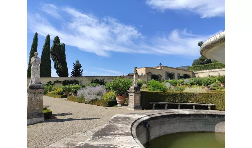 Garten der Villa Medicea di Castello