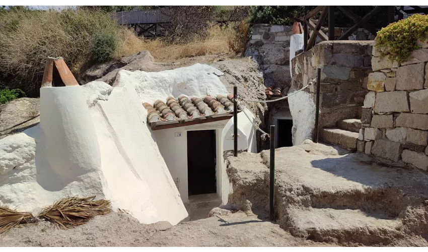 Village souterrain et grottes de Sant'Antioco en Sardaigne