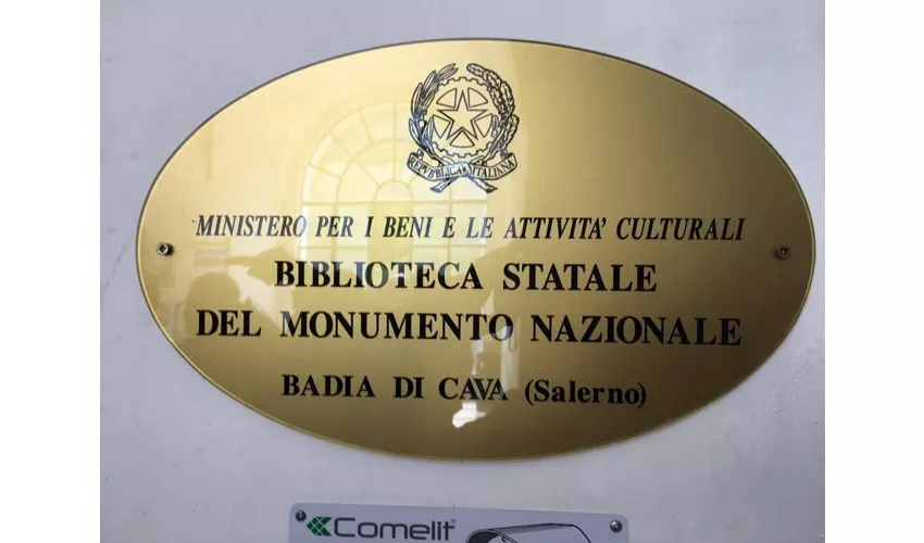 Bibliothèque-monument national Badia di Cava