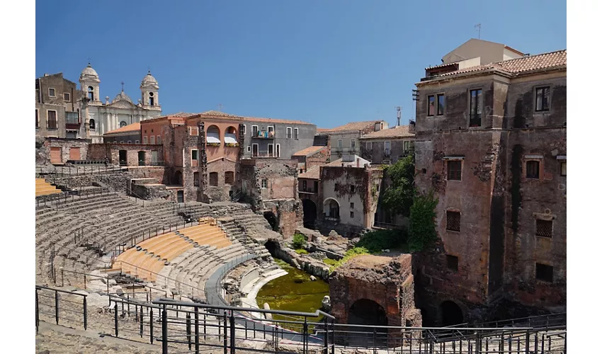 Teatro Antigo greco-romano de Catânia