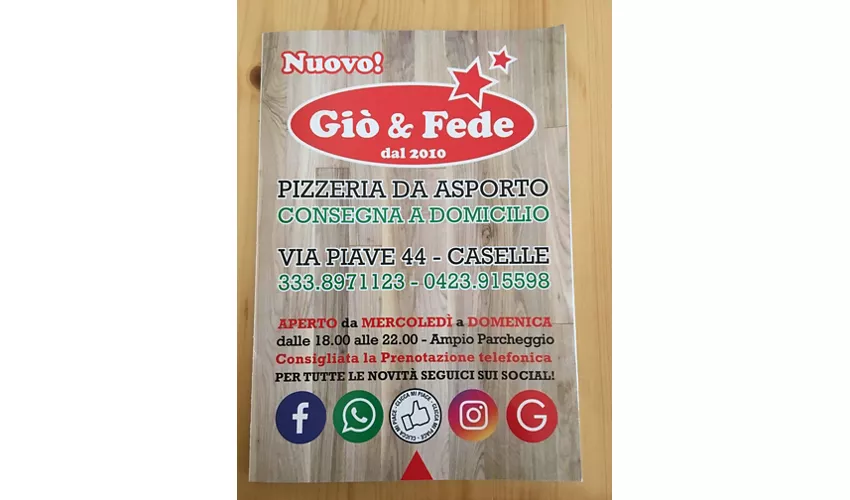Pizzeria da Asporto da Giò e Fede