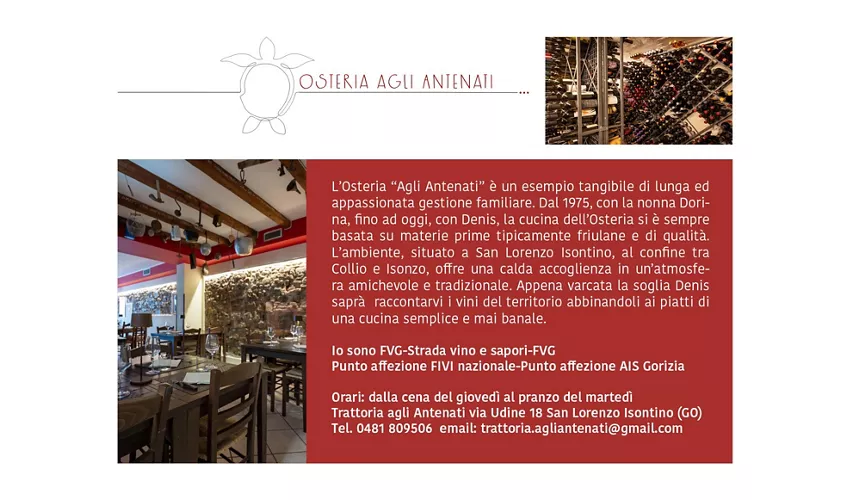 OSTERIA AGLI ANTENATI
