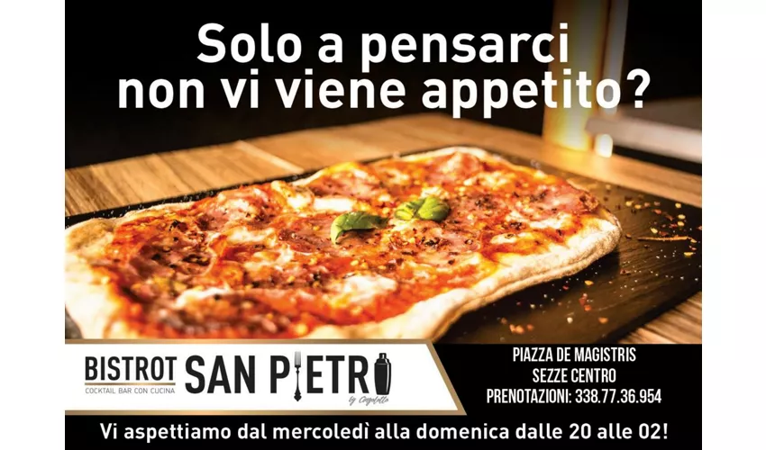 Bistrot SAN PIETRO -Cocktail bar con Cucina