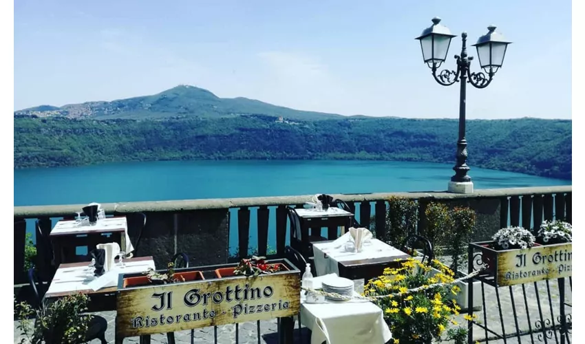 Il Grottino - piatti tipici, specialità di pesce vista lago