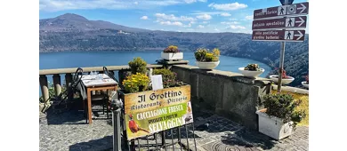 Il Grottino - piatti tipici, specialità di pesce vista lago