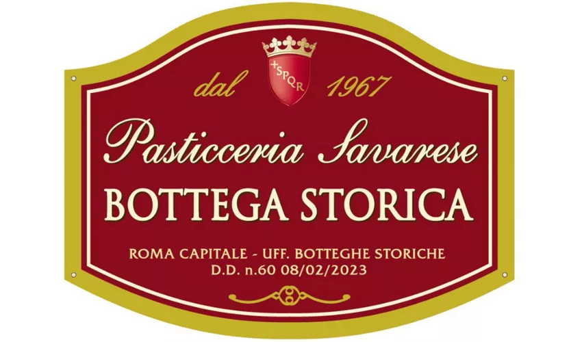 Pasticceria Savarese Roma Bottega Storica