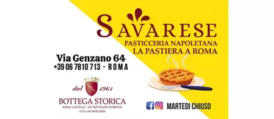 Pasticceria Savarese Roma Bottega Storica