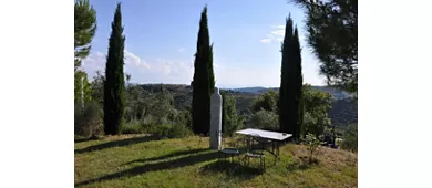 Agriturismo nelle colline sopra il Lago Trasimeno